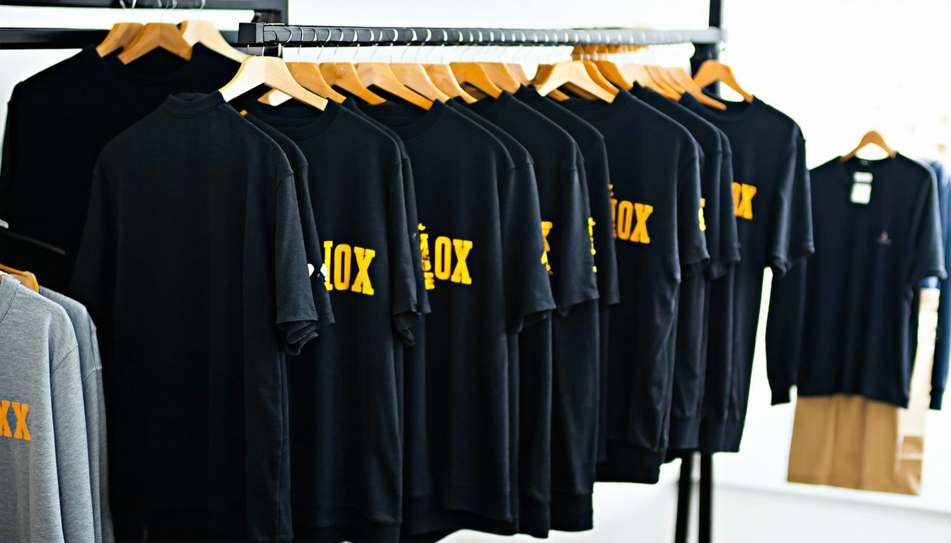 Bulk order custom apparel